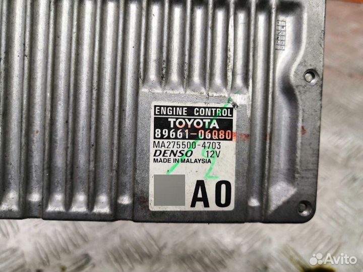 Блок управления двс Toyota Camry ASV50