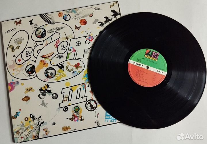 Винтажная виниловая пластинка LP LED Zeppelin III