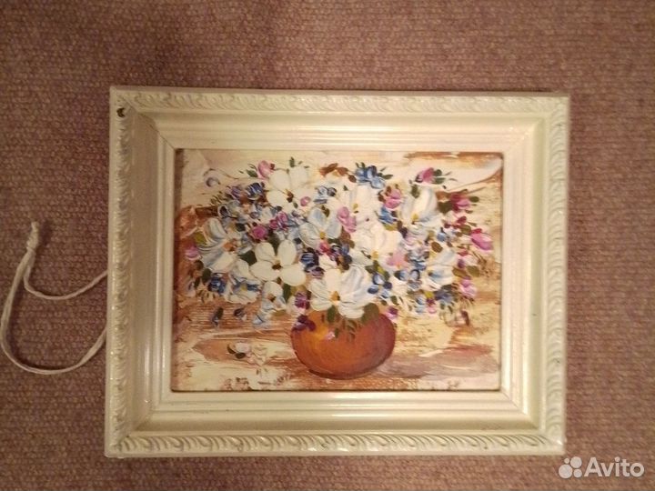 Картина маслом цветы