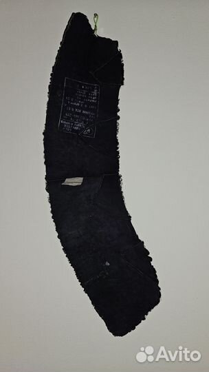 Воротник из каракуля черный