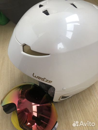 Горнолыжный шлем очки wedze 56-59 см