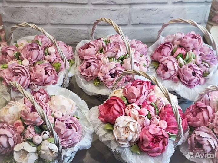 Зефирные корзины