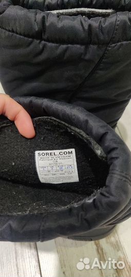 Сапоги зимние детские Sorel 34p