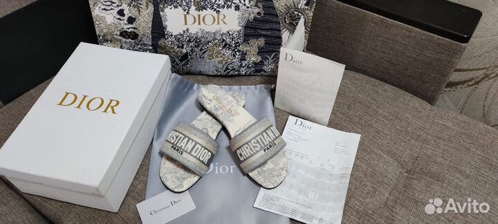 Шлепанцы Dior