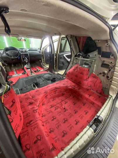 Шумоизоляция пола и багажник Duster УАЗ Niva