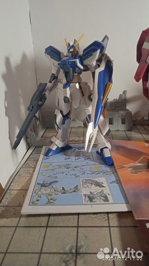 Фигурки Gundam, собранные