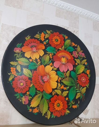 Поднос деревянный большой