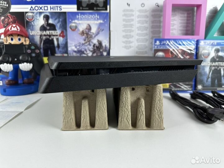 Sony PS4 slim 500gb полный магазинный комплект