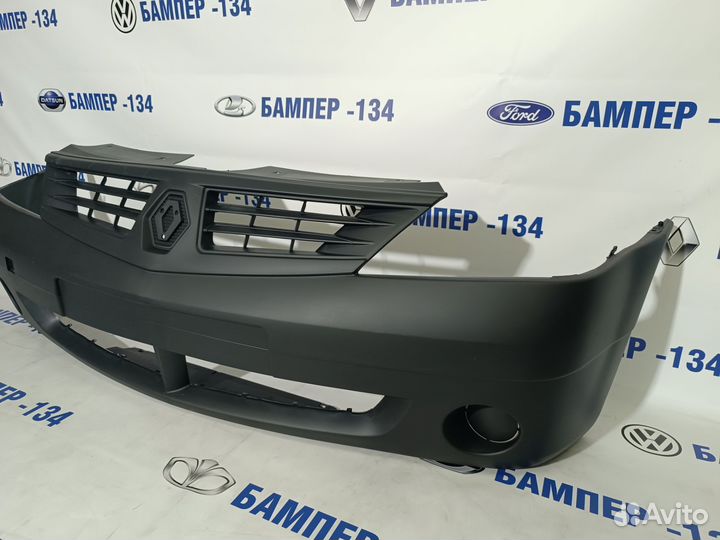 Бампер передний renault logan 1 фаза 1