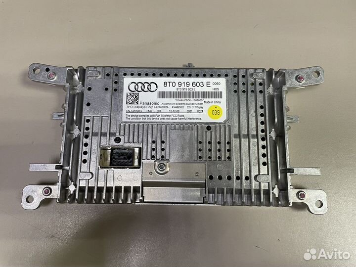 Монитор Дисплей MMI 8T0919603E для ауди А4 А5