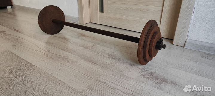 Штанга гриф блины гантели СССР,торг уместен