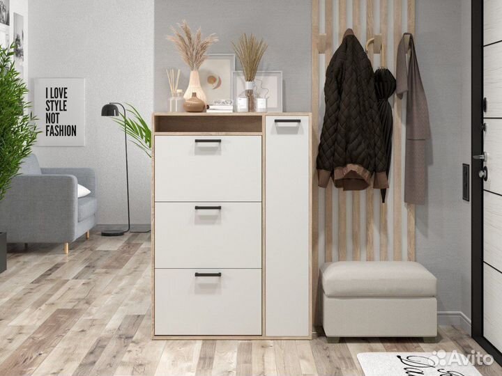 Обувница вместительная (18 пар обуви), новая