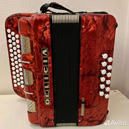 Баян (кнопочный аккордеон) Delicia Favorit lll