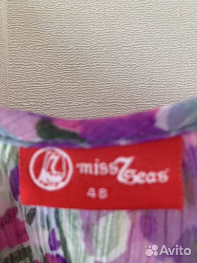 Топ летний шифон размер 48