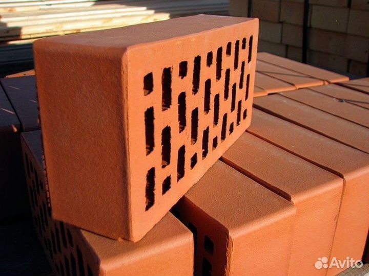 Кирпич облицовочный красный