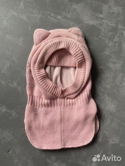 Шапка шлем на девочку 48