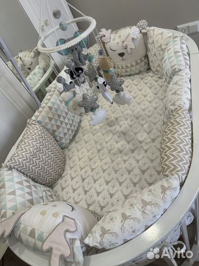 Бортики в детскую кроватку