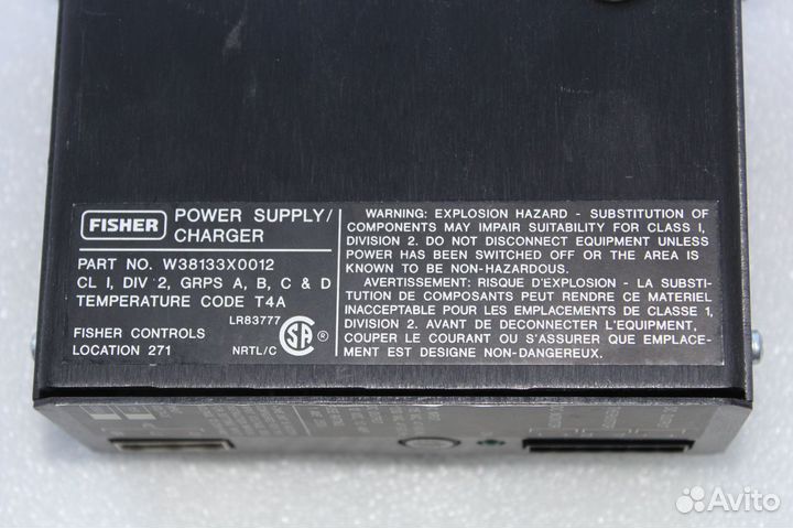 Fisher W38133X0012 блок
