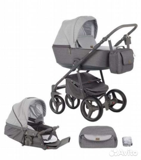 Коляска 2 в 1 adamex reggio