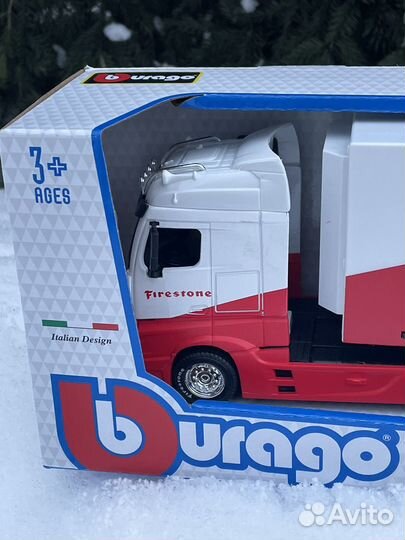 Машинка Мерседес Актрос фура масштаб 1/43