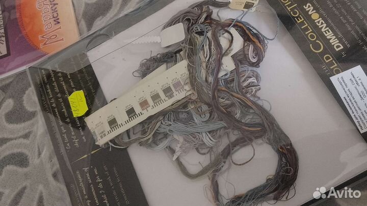 Схема для вышивания остатки от набора