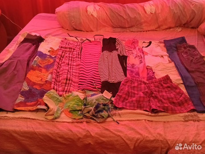Летние вещи на девочку подростка р.40-42пакетом