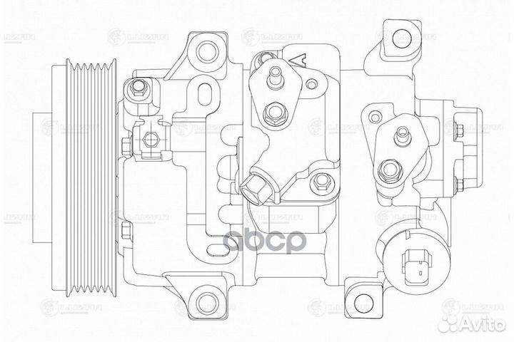 Компрессор кондиционера toyota corolla E15