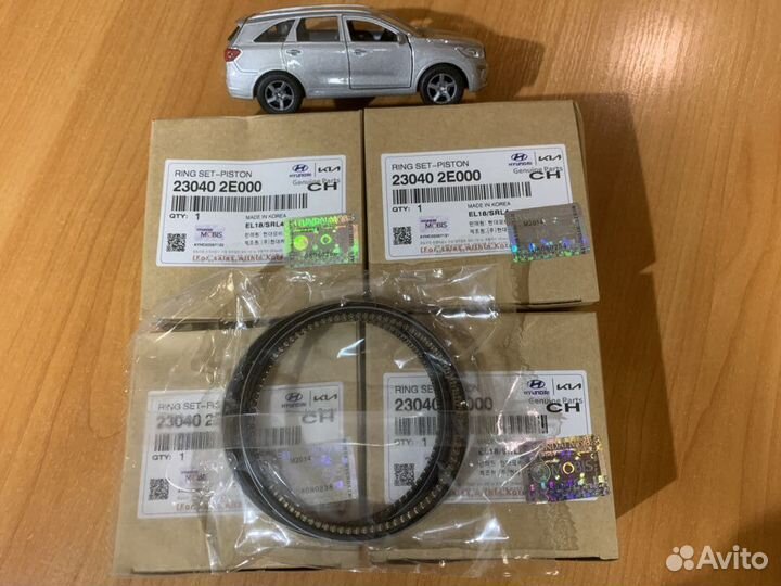 Кольца поршневые STD 2.0 G4NA G4ND 230402E000