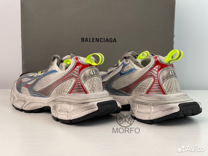 Balenciaga 3XL Sneaker Worn-Out - White Blue Red