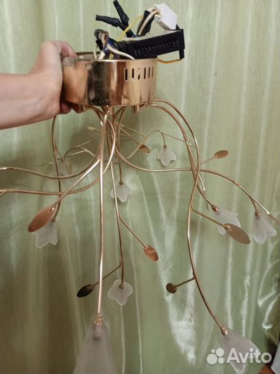 Люстра потолочная светодиодная бу