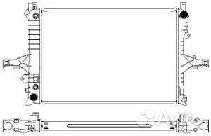 Радиатор охлаждения sakura 34821001
