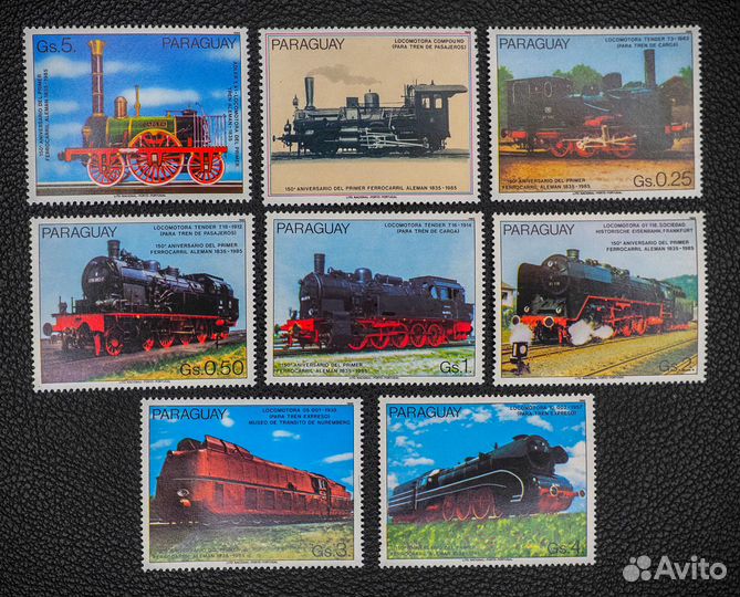 Марки не гашеные транспорт 1