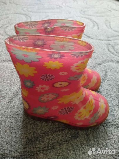 Резиновые сапоги с утеплителем