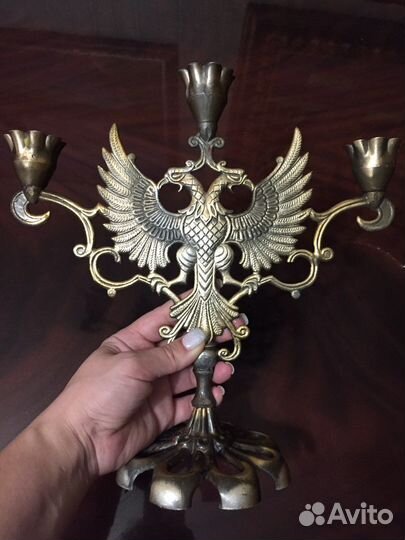 Подсвечник бронза