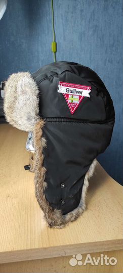 Шапка-ушанка с натуральным мехом Gulliver, 54