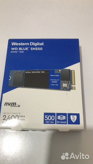 Western digital WD blue SN550 500gb