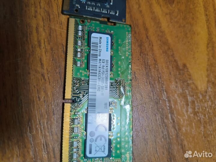 Оперативная память ddr4 8gb samsung 2400