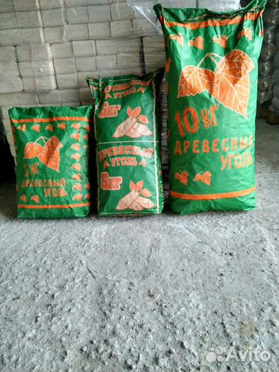 Уголь березовый 10 кг