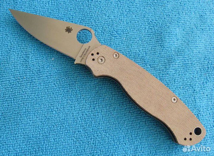 Нож Spyderco Paramilitary 2 Cru-Wear Micarta