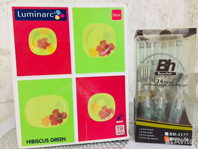 Набор столовой посуды новый