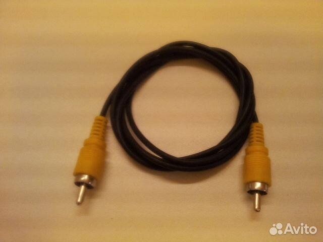 Аудио-видео кабель RCA (тюльпан) 1 штекер-1 штекер
