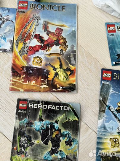 Lego bionicle и hero factory