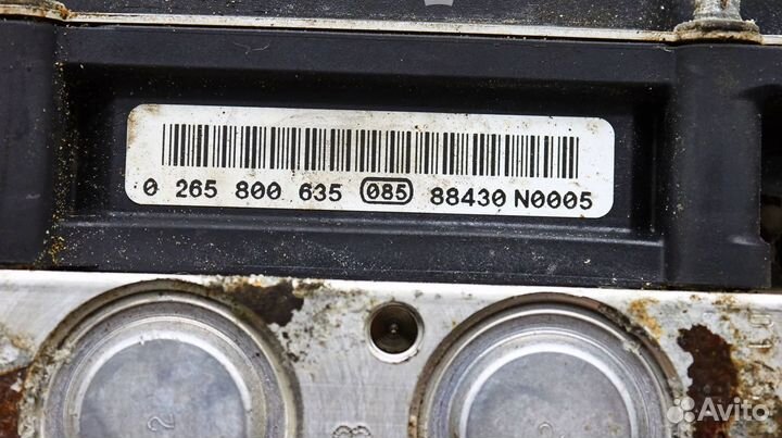 Блок абс, 0265800635 Skoda Roomster (5J) 2006 - 2015 года