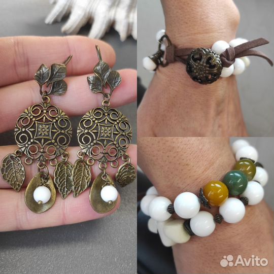 Украшения из натуральных камней