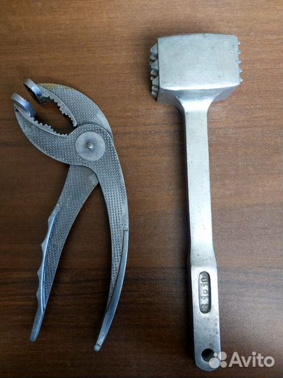 Молоток для отбивания мяса и орехокол СССР