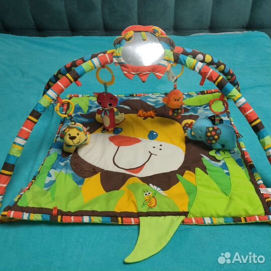 Развивающий коврик Infantino Львёнок, 70*70см