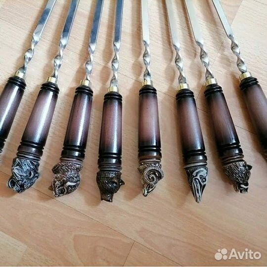 Шампура подарочные в кейсе