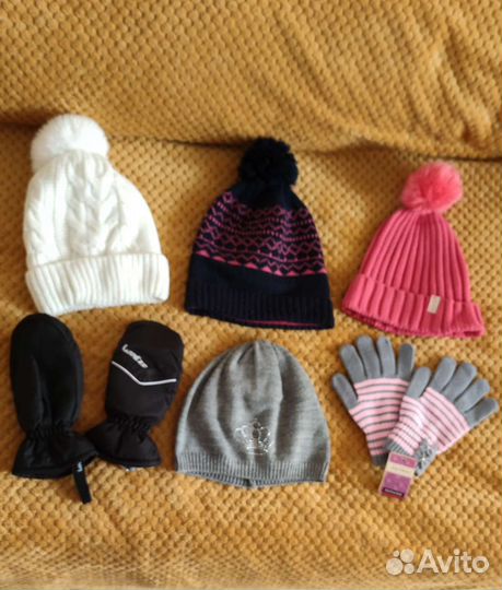 Шапки, варежки, перчатки (8-12 л)