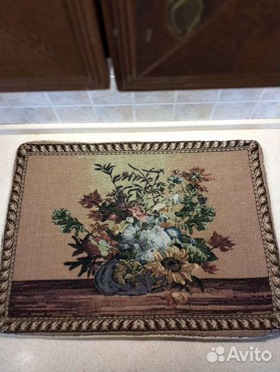 Гобеленовая двухсторон наволочка на молнии 50х70