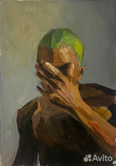 Ручная работа портет Franck ocean вльбом blond